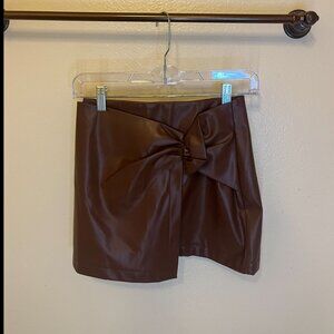 Princess Polly Leather Mini Skirt